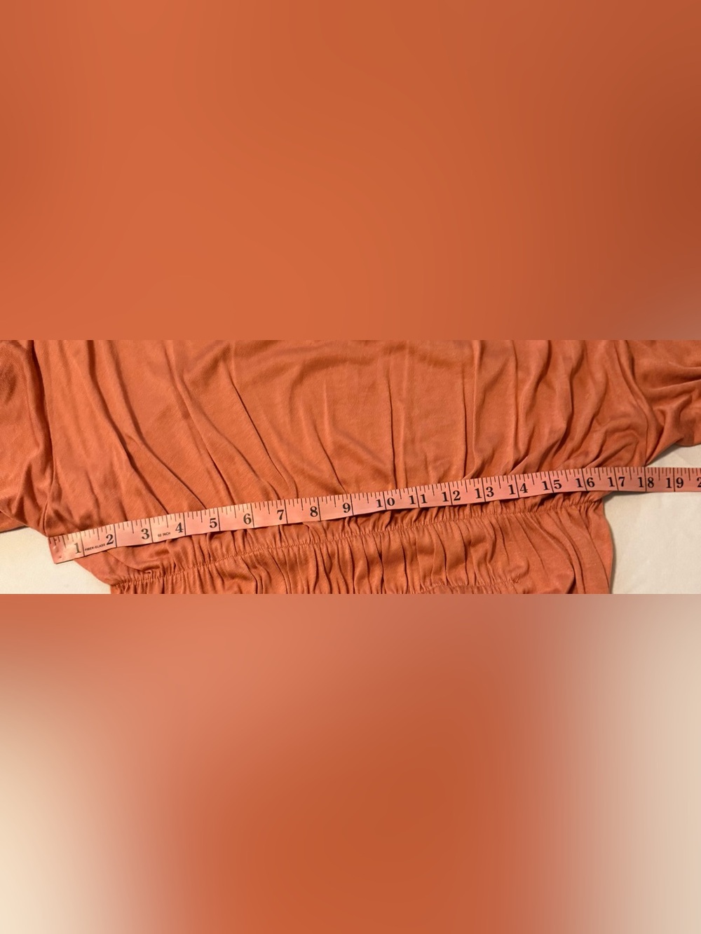 FP Beach Boho Long Open Sleeve Maxi Dress in Rust Orange Sz M - Picture 7 of 9